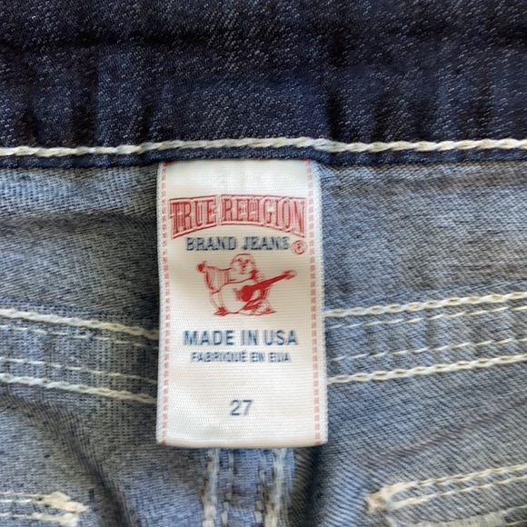 True Religion World Tour Boot Cut Sz 27 WLH564GS7 - Picture 7 of 10